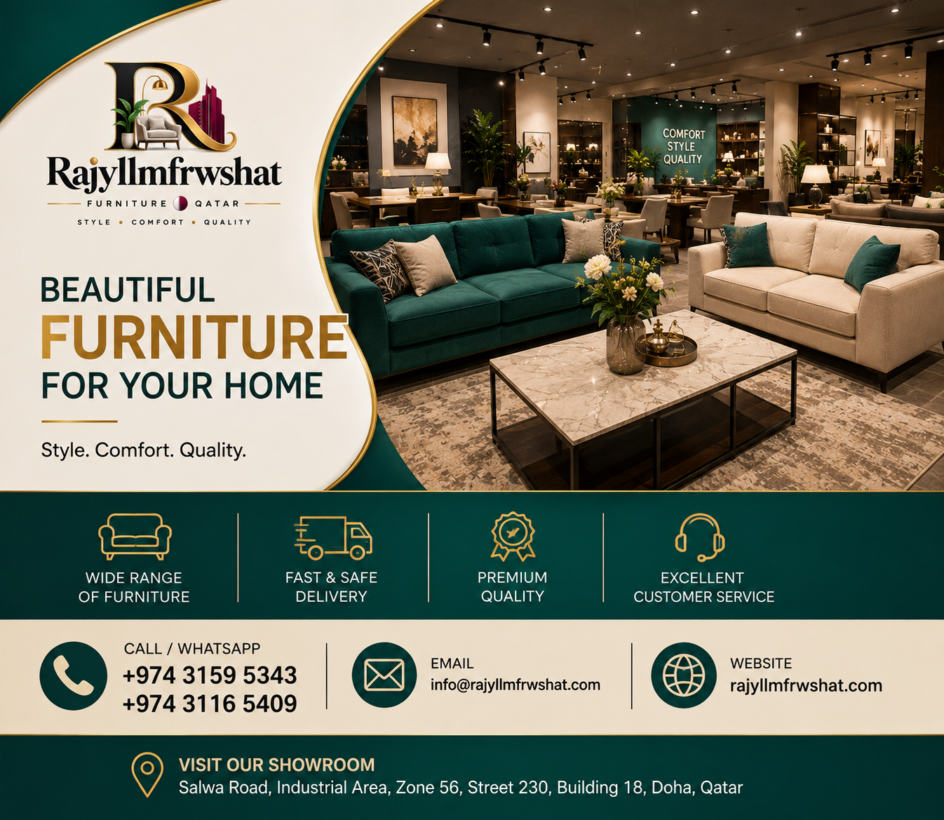 Luxury Furniture for Every Home - Rajyllmfrwshat
