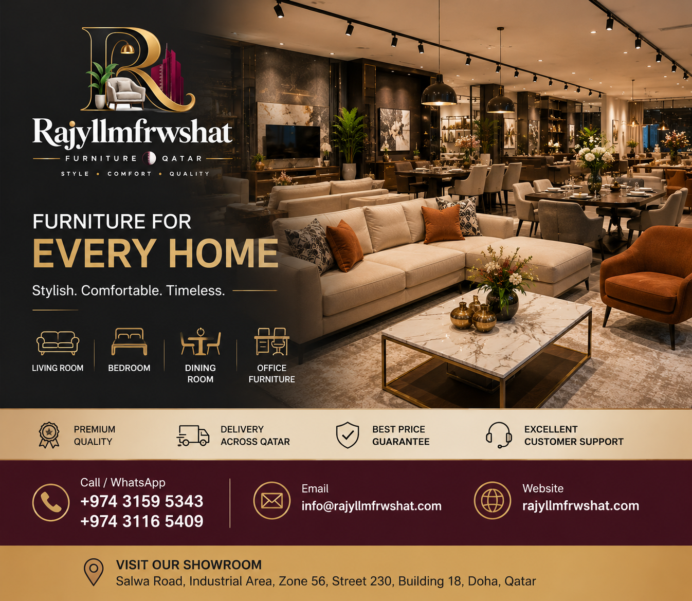 Luxury Furniture for Every Home - Rajyllmfrwshat